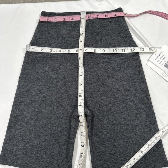 NWT $70 Beyond Yoga [ Small ] Spacedye High Waisted 7" Biker Short Charcoal 5694 - Picture 3 of 11